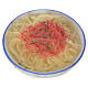 Assiette de spaghetti en cire pour santons de 20-24 cm s1