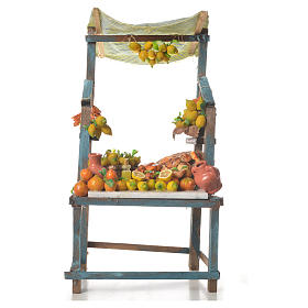 Aliments en miniature: Banc citrons en cire 41x23x15 cm