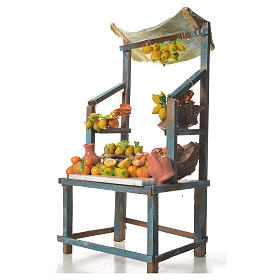 Aliments en miniature: Banc citrons en cire 41x23x15 cm