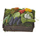 Caja con hortalizas cera para figuras pesebre 20-24 cm s1