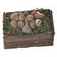 Accessory for nativities of 20-24cm, box with potatoes in wax s1