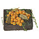 Cassetta frutta arancione cera figure presepe 20-24 cm s1