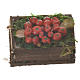 Kiste mit rotem Obst Wachs für 20/24cm-große Krippenfiguren s1