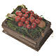 Accessory for nativities of 20-24cm, box with red fruit in wax s2