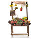 Nativity stall with fruit in wax 41x22x15cm s1