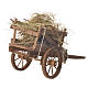 Cart with hay, Neapolitan nativity 18x6cm s3