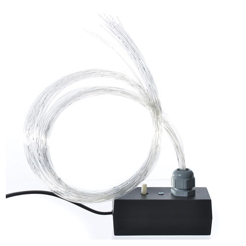 Optical fibre 1 m for nativity scene, led lightning with fade and flickering effects 1