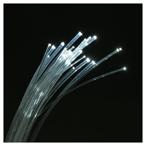 Optical fibre 1 m for nativity scene, led lightning with fade and flickering effects 3