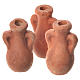 Assorted Amphorae in terracotta, 3 pieces for nativities s1