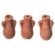 Assorted Amphorae in terracotta, 3 pieces for nativities s2