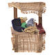Banco stoffe presepe 10,5x7x4,5 cm s1