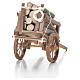 Carro con legname presepe napoletano 10x18x8 cm s3