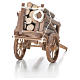 Cart with wood, Neapolitan Nativity 10x18x8cm s3