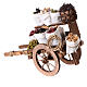 Cart with dried fruit sacks, Neapolitan Nativity 10x18x8cm s4