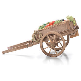 Neapolitanische Krippe: Karre mit Früchte 10x18x8cm neapolitanische Krippe