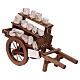 Cart with cheeses, Neapolitan Nativity 10x18x8cm s1