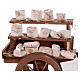 Cart with cheeses, Neapolitan Nativity 10x18x8cm s2