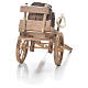 Cart with casks, Neapolitan Nativity 10x18x8cm s3