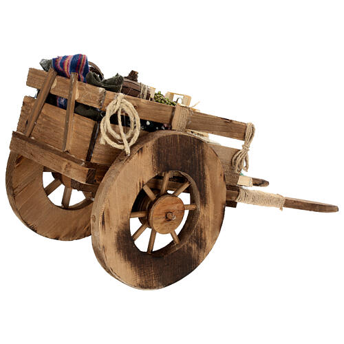 Carro frutta per presepe napoletano 24 cm 5