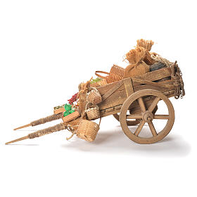 Cart with fruit, Neapolitan Nativity 24cm