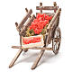 Cart with tomatoes, Neapolitan Nativity 12x20x8cm s4