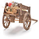 Cart with fabrics, Neapolitan Nativity 12x20x8cm s3
