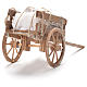 Cart with sacks, Neapolitan Nativity 12x20x8cm s3