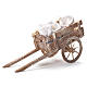 Cart with flour sacks, Neapolitan Nativity 12x20x8cm s1