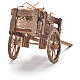 Cart with hay, Neapolitan Nativity 12x20x8cm s3