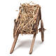Cart with hay, Neapolitan Nativity 12x20x8cm s4