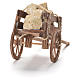 Cart with stones, Neapolitan Nativity 12x20x8cm s3