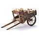 Cart with bread, Neapolitan Nativity 12x20x8cm s5