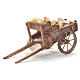Cart with bread, Neapolitan Nativity 12x20x8cm s1