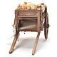 Cart with bread, Neapolitan Nativity 12x20x8cm s4