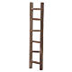 Escada de mão madeira presépio 22x4,5 cm s2