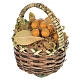 Accessory for nativities of 20-24cm, basket with orange fruits in wax s2