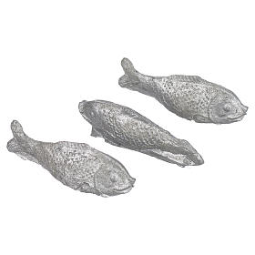 Grey fish for Nativity, 3 pieces