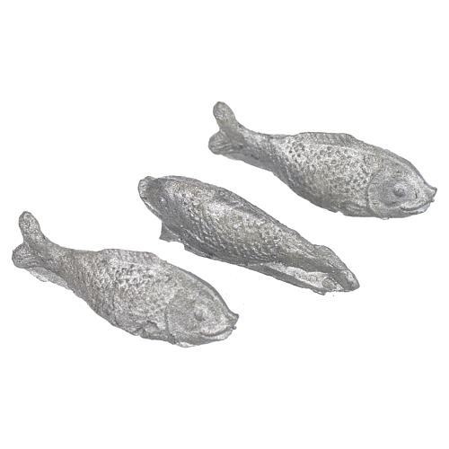 Grey fish for Nativity, 3 pieces 1