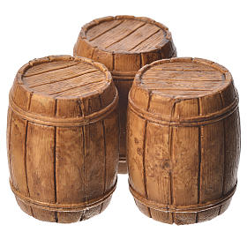 Barrels 3 pieces, Moranduzzo Nativity scene 10cm