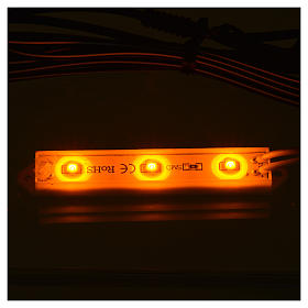Luces LED subacuáticas 9 x 1,5 cm enchufe 2,5 mm amarillo