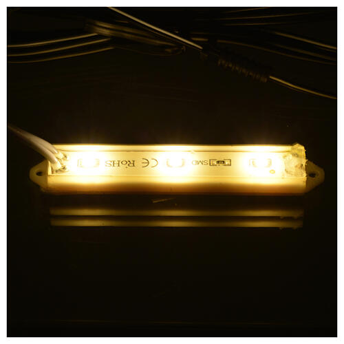 Luces LED subacuáticas 9 x 1,5 cm enchufe 2,5 mm blanco cálido 2