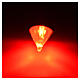 Luz LED efecto antorcha color rojo diám 8 mm belén s2