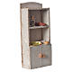 Cupboard for nativity with bread and spices 16x9x4cm s2
