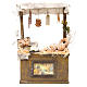Nativity baker's stall in wax, 40x25x10.5cm s1