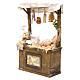 Nativity baker's stall in wax, 40x25x10.5cm s2