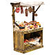 Nativity meat and cheese stall in wax, 41x22.5x15cm s4