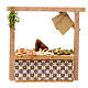 Nativity cereal and olives stall in wax, 10.5x11x4cm s1