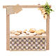 Nativity bread and cake stall in wax, 10.5x11x4cm s1
