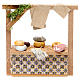 Nativity meat and cheese stall in wax, 10.5x11x4cm s1