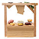 Nativity meat and cheese stall in wax, 10.5x11x4cm s2